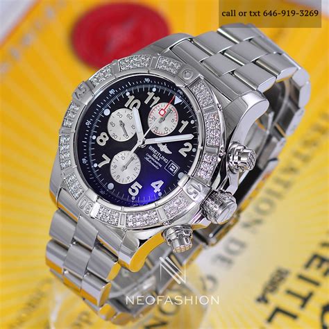 buy breitling super avenger diamond bezel|Breitling Super Avenger Bezel .